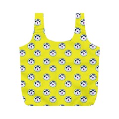 English Breakfast Yellow Pattern Full Print Recycle Bag (m) by snowwhitegirl