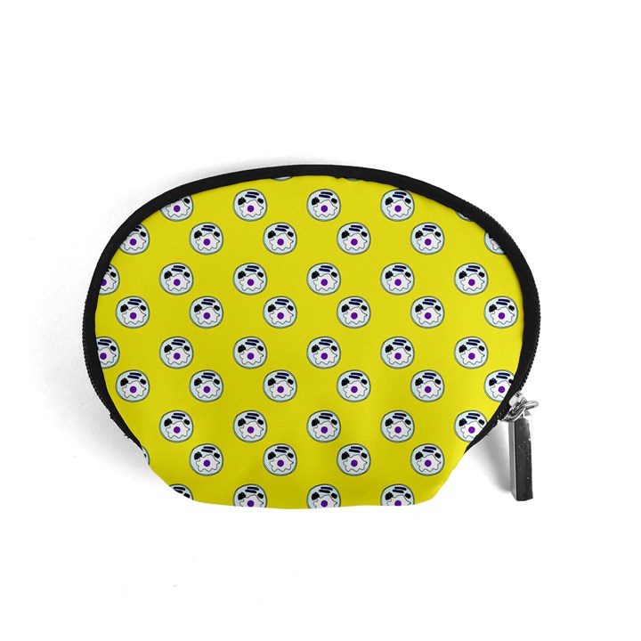 English Breakfast Yellow Pattern Accessory Pouch (Small)