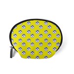 English Breakfast Yellow Pattern Accessory Pouch (Small) Back