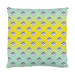 English Breakfast Yellow Pattern Mint Ombre Standard Cushion Case (two Sides) by snowwhitegirl