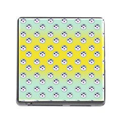 English Breakfast Yellow Pattern Mint Ombre Memory Card Reader (square 5 Slot) by snowwhitegirl