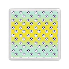 English Breakfast Yellow Pattern Mint Ombre Memory Card Reader (square) by snowwhitegirl