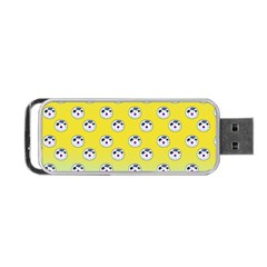 English Breakfast Yellow Pattern Mint Ombre Portable Usb Flash (two Sides) by snowwhitegirl