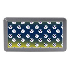 English Breakfast Yellow Pattern Blue Ombre Memory Card Reader (mini) by snowwhitegirl