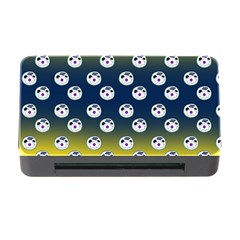 English Breakfast Yellow Pattern Blue Ombre Memory Card Reader With Cf by snowwhitegirl