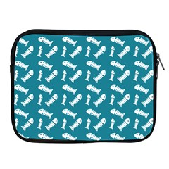 Fish Teal Blue Pattern Apple Ipad 2/3/4 Zipper Cases by snowwhitegirl