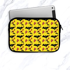 Bat Rose Lips Yellow Pattern Apple Ipad Mini Zipper Cases by snowwhitegirl