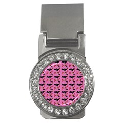 Bat Rose Lips Pink Pattern Money Clips (cz)  by snowwhitegirl