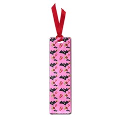 Bat Rose Lips Pink Pattern Small Book Marks by snowwhitegirl