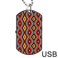 Abstract 18 Dog Tag Usb Flash (one Side) by ArtworkByPatrick