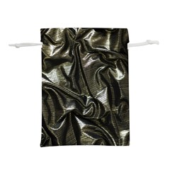 Metallic Silver Satin Lightweight Drawstring Pouch (l) by retrotoomoderndesigns