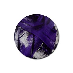 Violet Rubber Coaster (round)  by WILLBIRDWELL