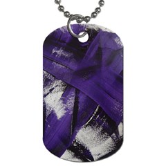 Violet Dog Tag (two Sides) by WILLBIRDWELL