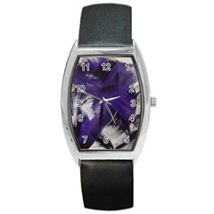 Violet Barrel Style Metal Watch by WILLBIRDWELL