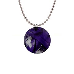 Violet 1  Button Necklace by WILLBIRDWELL