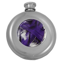 Violet Round Hip Flask (5 Oz) by WILLBIRDWELL