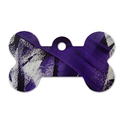 Violet Dog Tag Bone (one Side) by WILLBIRDWELL