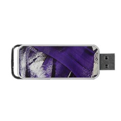 Violet Portable Usb Flash (one Side) by WILLBIRDWELL