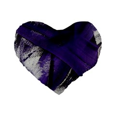 Violet Standard 16  Premium Heart Shape Cushions by WILLBIRDWELL