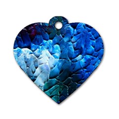 Petals Dog Tag Heart (one Side) by WILLBIRDWELL