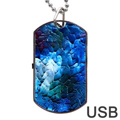 Petals Dog Tag Usb Flash (one Side) by WILLBIRDWELL