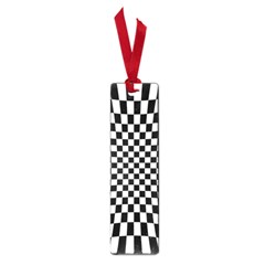 Illusion Checkerboard Black And White Pattern Small Book Marks by Vaneshart