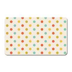 Polka Dots Dot Spots Magnet (rectangular) by Vaneshart