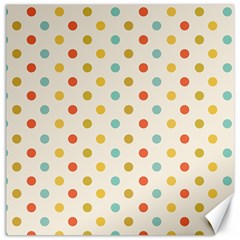 Polka Dots Dot Spots Canvas 12  X 12  by Vaneshart