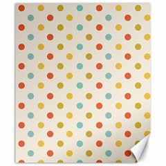 Polka Dots Dot Spots Canvas 20  X 24  by Vaneshart