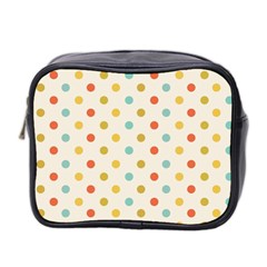 Polka Dots Dot Spots Mini Toiletries Bag (two Sides) by Vaneshart