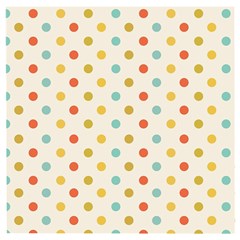 Polka Dots Dot Spots Wooden Puzzle Square