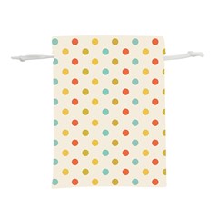 Polka Dots Dot Spots Lightweight Drawstring Pouch (l)