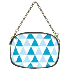 Abstract Modern Background Blue Chain Purse (one Side) by Vaneshart