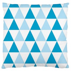 Abstract Modern Background Blue Large Cushion Case (one Side) by Vaneshart