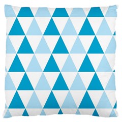 Abstract Modern Background Blue Large Flano Cushion Case (two Sides) by Vaneshart