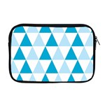 Abstract Modern Background Blue Apple MacBook Pro 17  Zipper Case Front