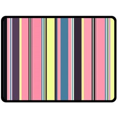 Stripes Colorful Wallpaper Seamless Double Sided Fleece Blanket (large)  by Vaneshart