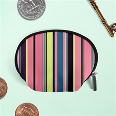 Stripes Colorful Wallpaper Seamless Accessory Pouch (small) by Vaneshart