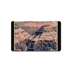 Vintage Travel Poster Grand Canyon Magnet (name Card) by Vaneshart