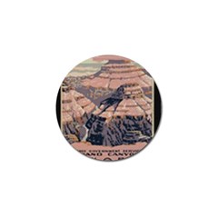 Vintage Travel Poster Grand Canyon Golf Ball Marker (4 Pack) by Vaneshart