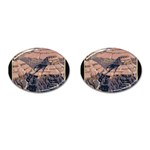 Vintage Travel Poster Grand Canyon Cufflinks (Oval) Front(Pair)