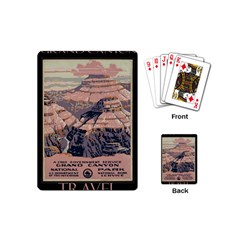 Vintage Travel Poster Grand Canyon Playing Cards Single Design (mini) by Vaneshart