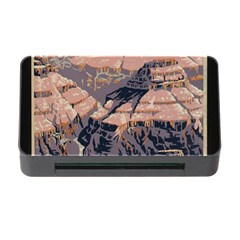 Vintage Travel Poster Grand Canyon Memory Card Reader With Cf by Vaneshart