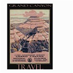 Vintage Travel Poster Grand Canyon Small Garden Flag (Two Sides) Front