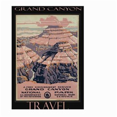 Vintage Travel Poster Grand Canyon Large Garden Flag (two Sides) by Vaneshart