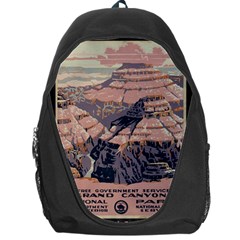 Vintage Travel Poster Grand Canyon Backpack Bag by Vaneshart