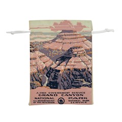 Vintage Travel Poster Grand Canyon Lightweight Drawstring Pouch (s) by Vaneshart