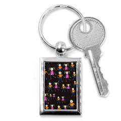 Seamless Tile Background Key Chain (rectangle) by Vaneshart