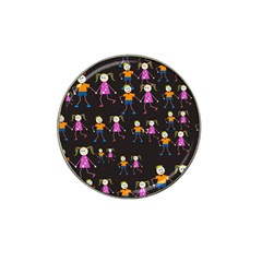 Seamless Tile Background Hat Clip Ball Marker by Vaneshart