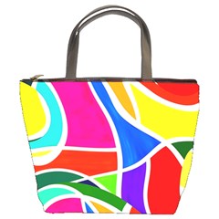 Abstract Background Bucket Bag by Vaneshart